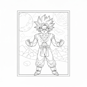 Dragon Ball Z Colouring Pages: Unleash Creativity with Your Favourite